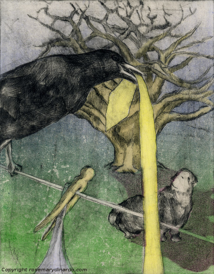 Black Bird, Yellow Line No. 2 (a)medium image